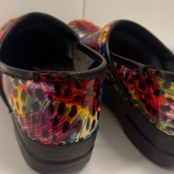 Dansko Clog Mule Women's Size 39 US8.5 Professional Nurse Clog Paint Storm‎ - Picture 3 of 5